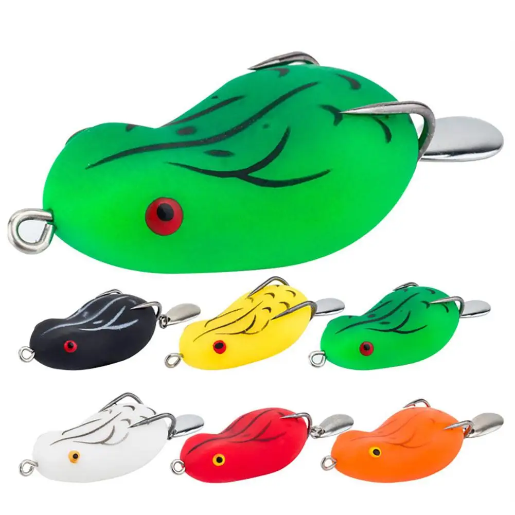 5cm/9g Frog Lures Fake Bait With Double Hook 6 Color Artificial Soft Fishing Lure Fishing Gear Accessories
5cm/9g Frog Lures Fake Bait With Double Hook 6 Color Artificial Soft Fishing Lure Fishing Gear Accessories
