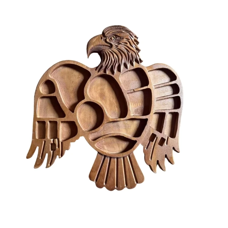 E06B Wooden Serving Tray For Fruits Treats And Kitchen Display Featuring accipiter Design
E06B Wooden Serving Tray For Fruits Treats And Kitchen Display Featuring accipiter Design