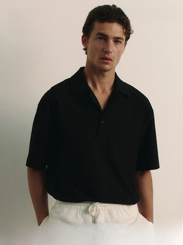 H&M Men's Loose Fit Shirt Short Sleeve Cotton Polyester Blend Summer 2025 Casual Versatile Comfortable Breathable
H&M Men's Loose Fit Shirt Short Sleeve Cotton Polyester Blend Summer 2025 Casual Versatile Comfortable Breathable
