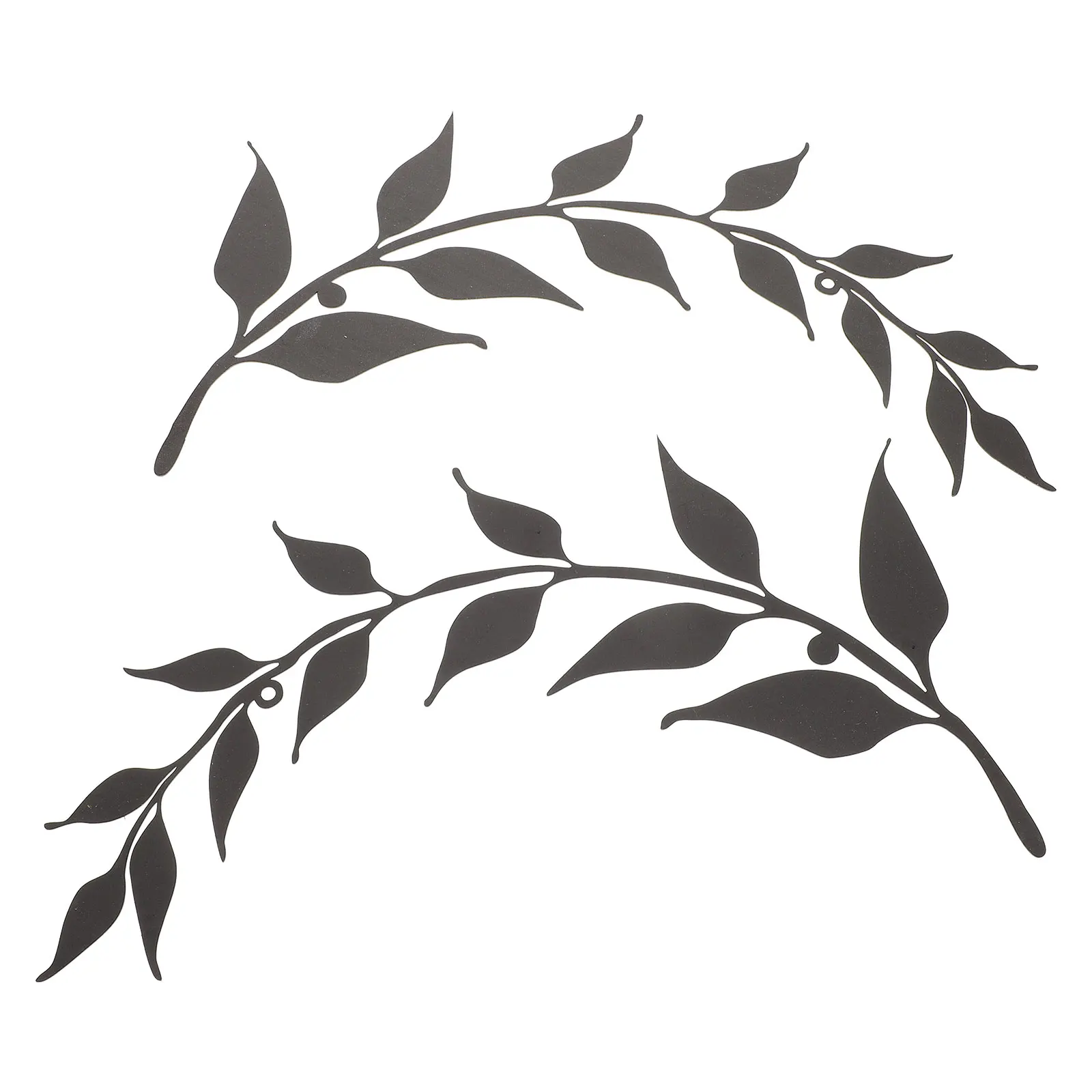 2pcs Tree Leaf Wall Decor Black Metal Hanging Home Ornament Bedroom Living Room Kitchen Home Ornament Space Model
2pcs Tree Leaf Wall Decor Black Metal Hanging Home Ornament Bedroom Living Room Kitchen Home Ornament Space Model