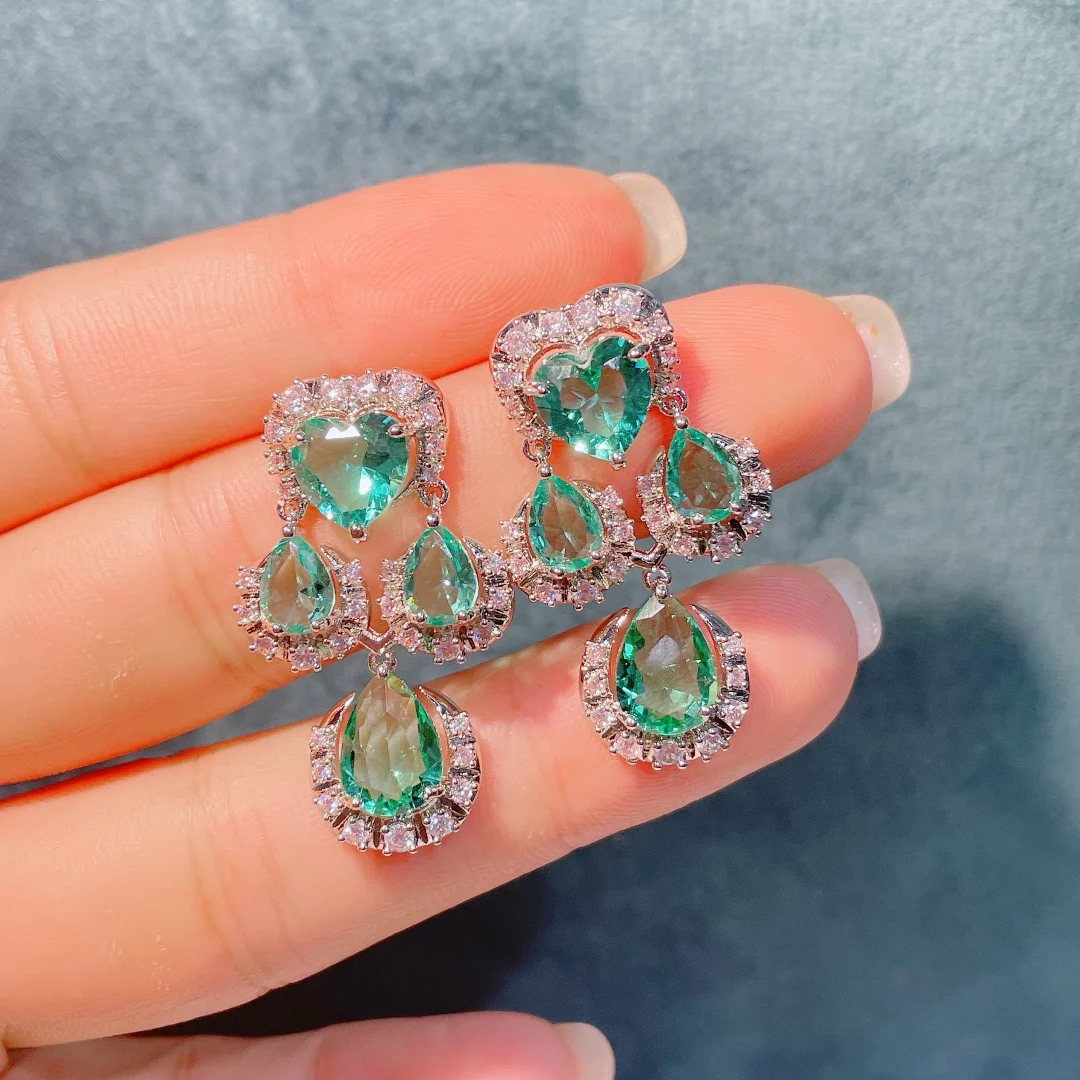 HIBRIDE Fashion White Color CZ Crystal Drop Earrings For Brides Water Drop Dubai Nigeria Women Wedding Accessories E-1129
HIBRIDE Fashion White Color CZ Crystal Drop Earrings For Brides Water Drop Dubai Nigeria Women Wedding Accessories E-1129