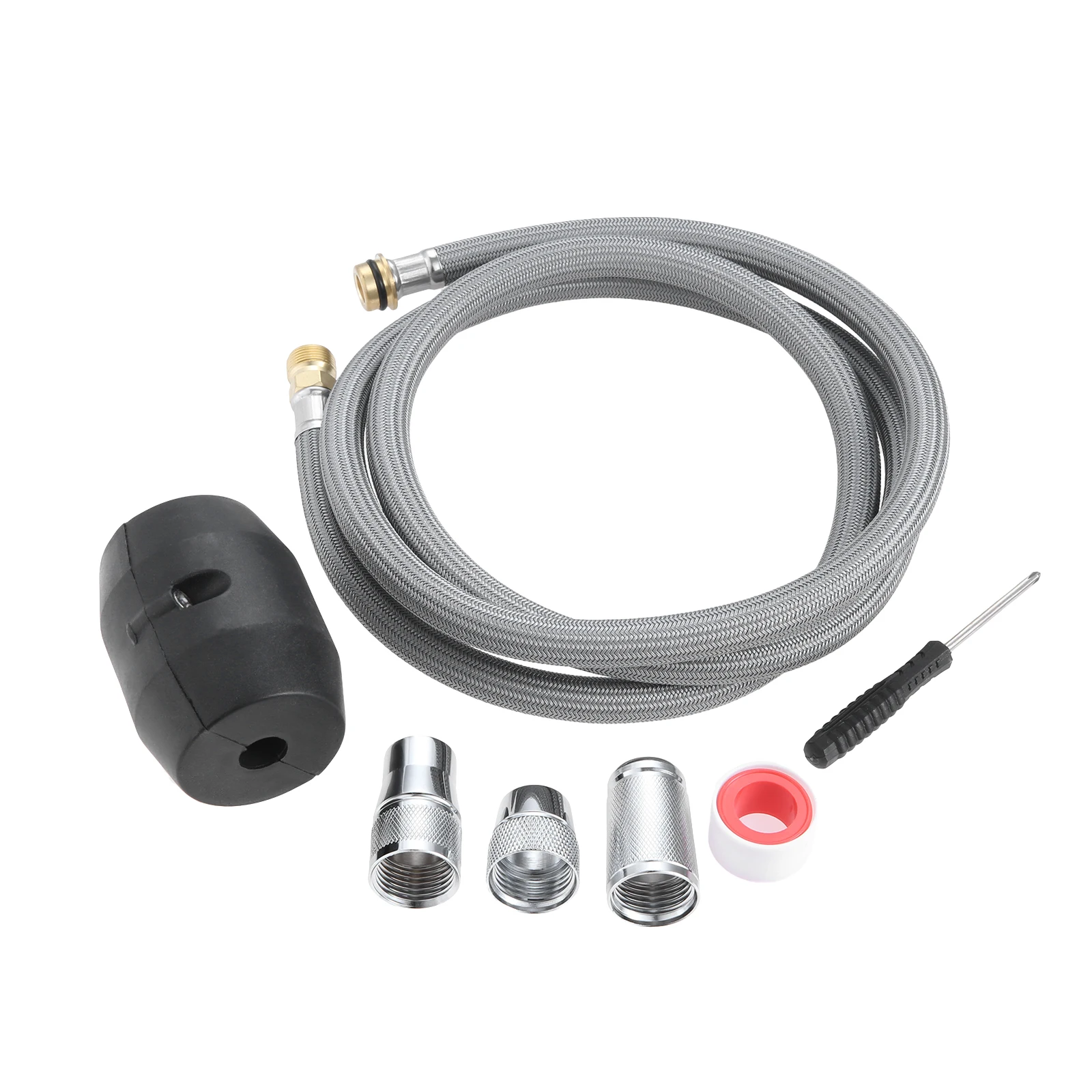 Pull-out Faucet Hose Replacement Parts Fit for Grohe 48293000 Flexible Kitchen Faucets Hose Universal Adapters and Screwdriver
Pull-out Faucet Hose Replacement Parts Fit for Grohe 48293000 Flexible Kitchen Faucets Hose Universal Adapters and Screwdriver