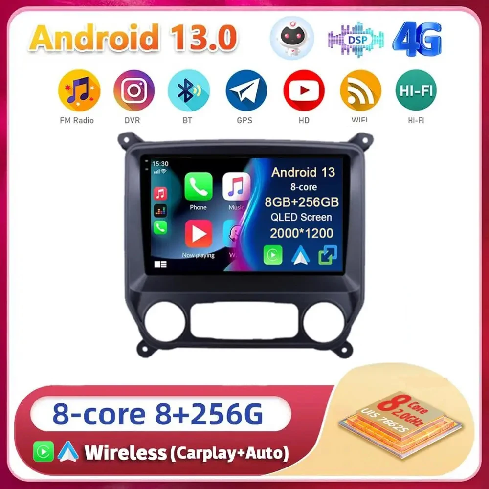 Автомагнитола Carplay 2DIN на Android 13 с поддержкой Wi-Fi и 4G для Chevrolet Колорадо 2014-2018
Автомагнитола Carplay 2DIN на Android 13 с поддержкой Wi-Fi и 4G для Chevrolet Колорадо 2014-2018