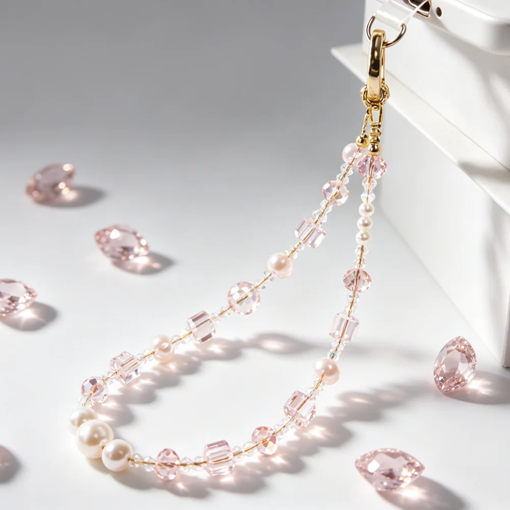 MQIQI Crystal Phone Charm Strap Lanyard Premium Handmade Bead Wrist Chain Keyring Pendant Anti-Lost Phone Charm Strap Accessory
MQIQI Crystal Phone Charm Strap Lanyard Premium Handmade Bead Wrist Chain Keyring Pendant Anti-Lost Phone Charm Strap Accessory