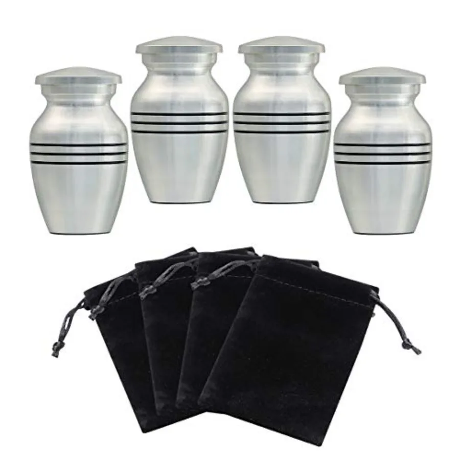 【Spot goods】Small Keepsake Urns for Human Ashes or Pet Ashes Set of 4 Hard Metal Cremation Urns Mini Funeral Urns with 4 Velvet
【Spot goods】Small Keepsake Urns for Human Ashes or Pet Ashes Set of 4 Hard Metal Cremation Urns Mini Funeral Urns with 4 Velvet