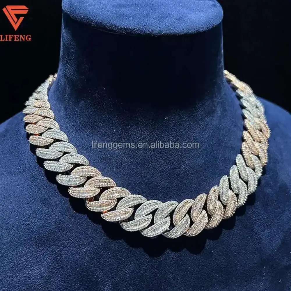 Custom Selling Hip Hop Vvs Moissanite 18 Inches 20 Inches 22 Inches Iced Out Moissanite Diamond Cuban Chain
Custom Selling Hip Hop Vvs Moissanite 18 Inches 20 Inches 22 Inches Iced Out Moissanite Diamond Cuban Chain