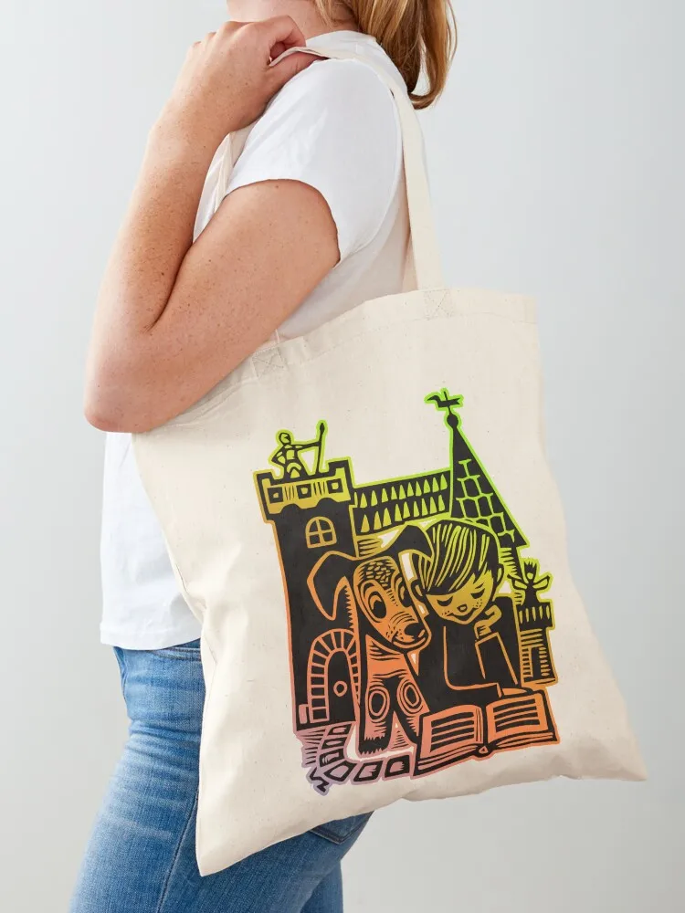 I Love Books - Boy & His Dog Tote Bag Women's handbag shopping trolley bag shopper bags shopper bag women canvas
I Love Books - Boy & His Dog Tote Bag Women's handbag shopping trolley bag shopper bags shopper bag women canvas