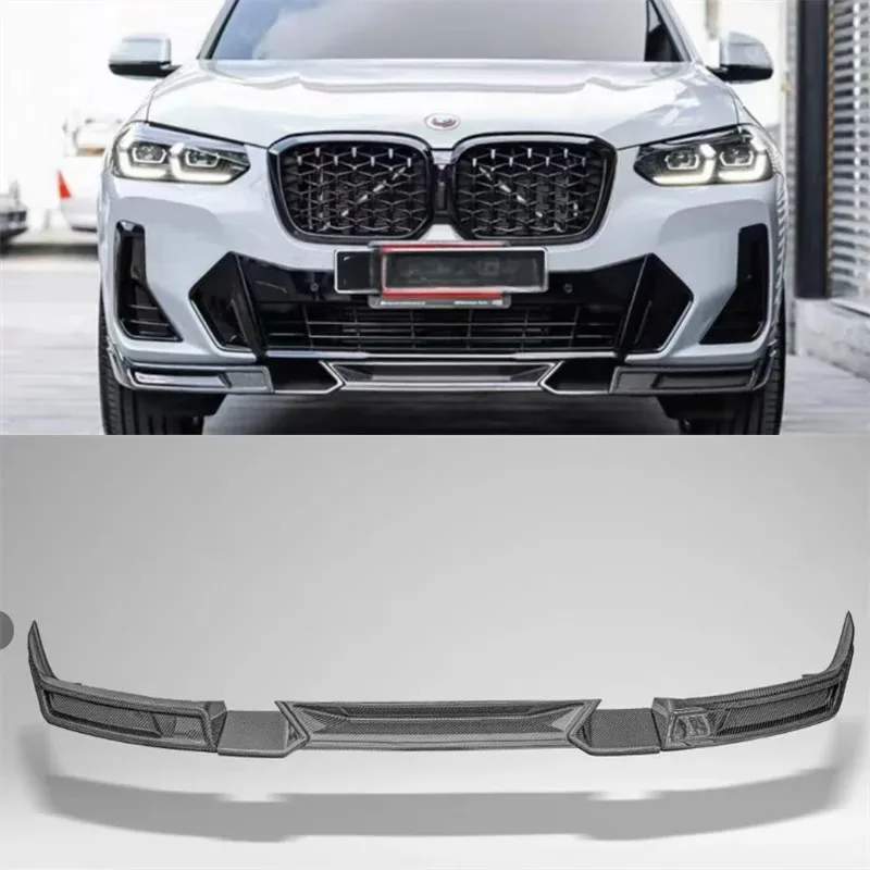 For BMW G01 G02 G08 X3 X4 2022 2023 2024 2025 ReaI Dry Carbon Fiber Front Bumper Lip Spoiler Kit
For BMW G01 G02 G08 X3 X4 2022 2023 2024 2025 ReaI Dry Carbon Fiber Front Bumper Lip Spoiler Kit