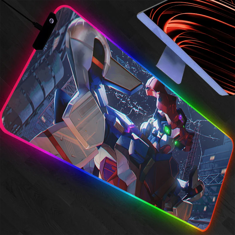 RGB Mouse Pad GUNDAM Backlight Gamer XXL Keyboard LED Desk Mouse Mat Carpet Rubber Tapis Souris Gaming Mousepad animation
RGB Mouse Pad GUNDAM Backlight Gamer XXL Keyboard LED Desk Mouse Mat Carpet Rubber Tapis Souris Gaming Mousepad animation
