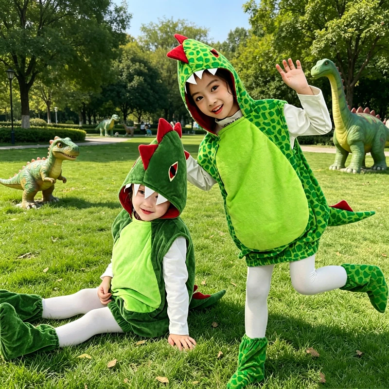 OA Enfant Green Dinosaur Hood Costume Set With Shoe Covers For Mädchen Junge Kindergarten Cartoon Theme Performance
OA Enfant Green Dinosaur Hood Costume Set With Shoe Covers For Mädchen Junge Kindergarten Cartoon Theme Performance
