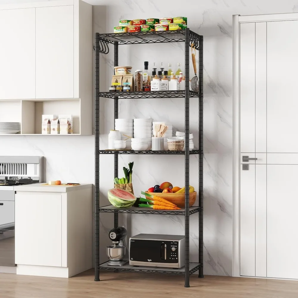 Shelving Unit with Shelf Liners, NSF Certified, Adjustable, Steel Organizer Wire Rack, for Kitchen and Garage
Shelving Unit with Shelf Liners, NSF Certified, Adjustable, Steel Organizer Wire Rack, for Kitchen and Garage
