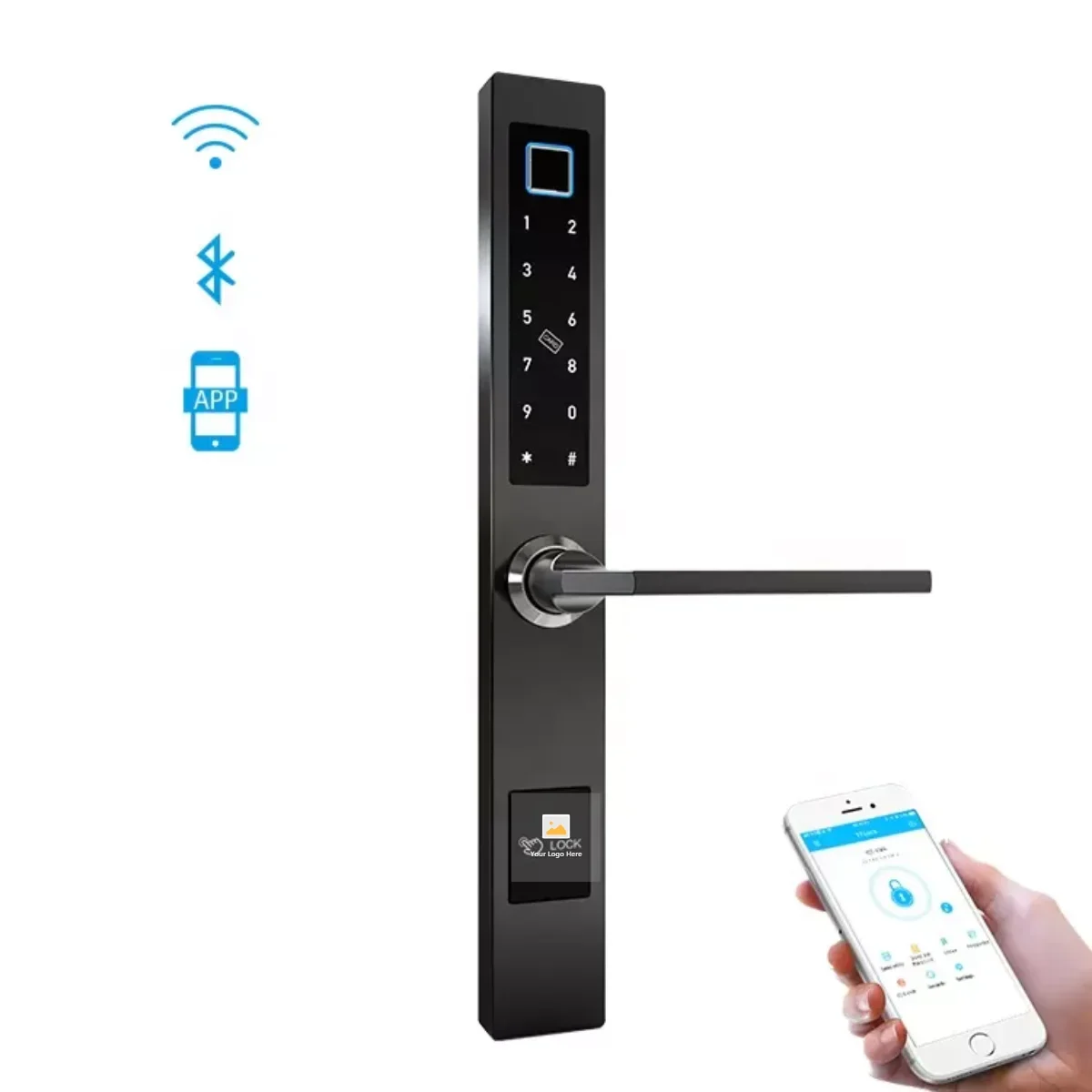 Apartment Villa Residential WIFI APP Wireless Anti-theft Safe Door Lock Suitable For Outdoor With Waterproof And Weatherproof
Apartment Villa Residential WIFI APP Wireless Anti-theft Safe Door Lock Suitable For Outdoor With Waterproof And Weatherproof