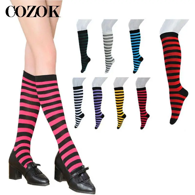 3 Pairs Fashion Cotton Womens Sexy Knee High Socks Women Colorful Stripes Long Socks Japanese Preppy Style Stockings Knee Socks
3 Pairs Fashion Cotton Womens Sexy Knee High Socks Women Colorful Stripes Long Socks Japanese Preppy Style Stockings Knee Socks
