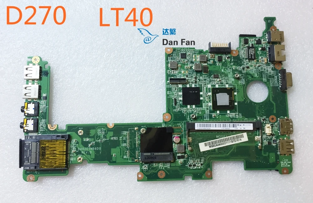 Материнская плата MBSGA06002 для ноутбука ACER D270 LT40, материнская плата DA0ZE7MB6D0, 100% протестирована, полностью работает
Материнская плата MBSGA06002 для ноутбука ACER D270 LT40, материнская плата DA0ZE7MB6D0, 100% протестирована, полностью работает