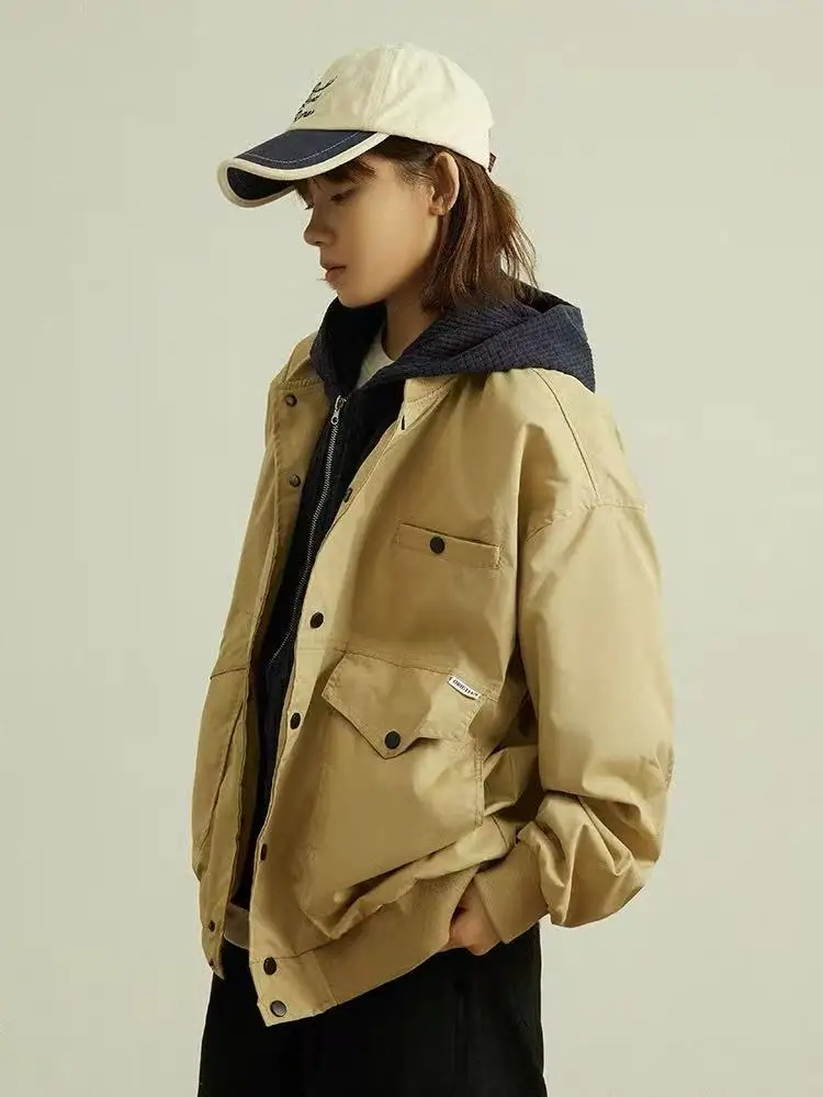 Ретро-куртка в японском стиле с капюшоном, в стиле пэчворк, свободного кроя, с большими карманами, для мужчин и женщин, весна-осень, новинка
Ретро-куртка в японском стиле с капюшоном, в стиле пэчворк, свободного кроя, с большими карманами, для мужчин и женщин, весна-осень, новинка