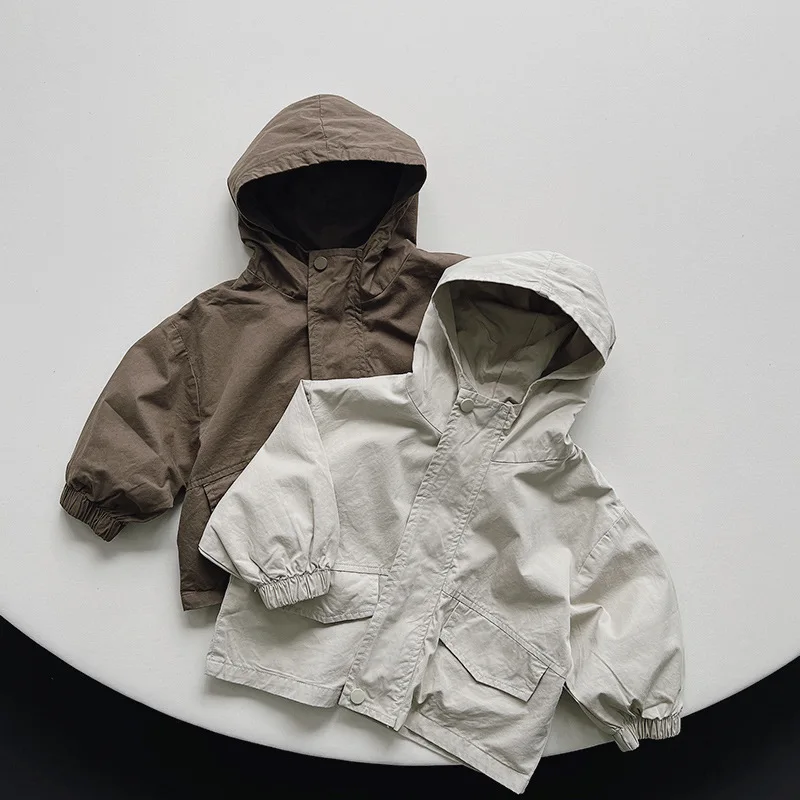 Boys Autumn Coats 2025 New Korean Fashion Casual Daily Solid Color Hooded All-match Top Kids Zipper Jacket Spring Clothes
Boys Autumn Coats 2025 New Korean Fashion Casual Daily Solid Color Hooded All-match Top Kids Zipper Jacket Spring Clothes
