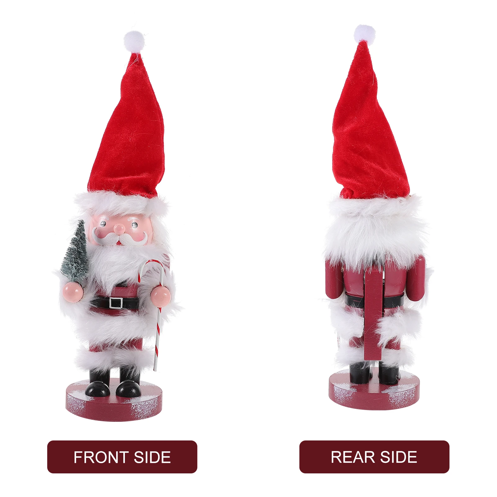 Christmas Decorations Wooden Nutcracker Puppet Santa Claus Desktop Window Elves nament Gift Holiday Mini Model Figure
Christmas Decorations Wooden Nutcracker Puppet Santa Claus Desktop Window Elves nament Gift Holiday Mini Model Figure
