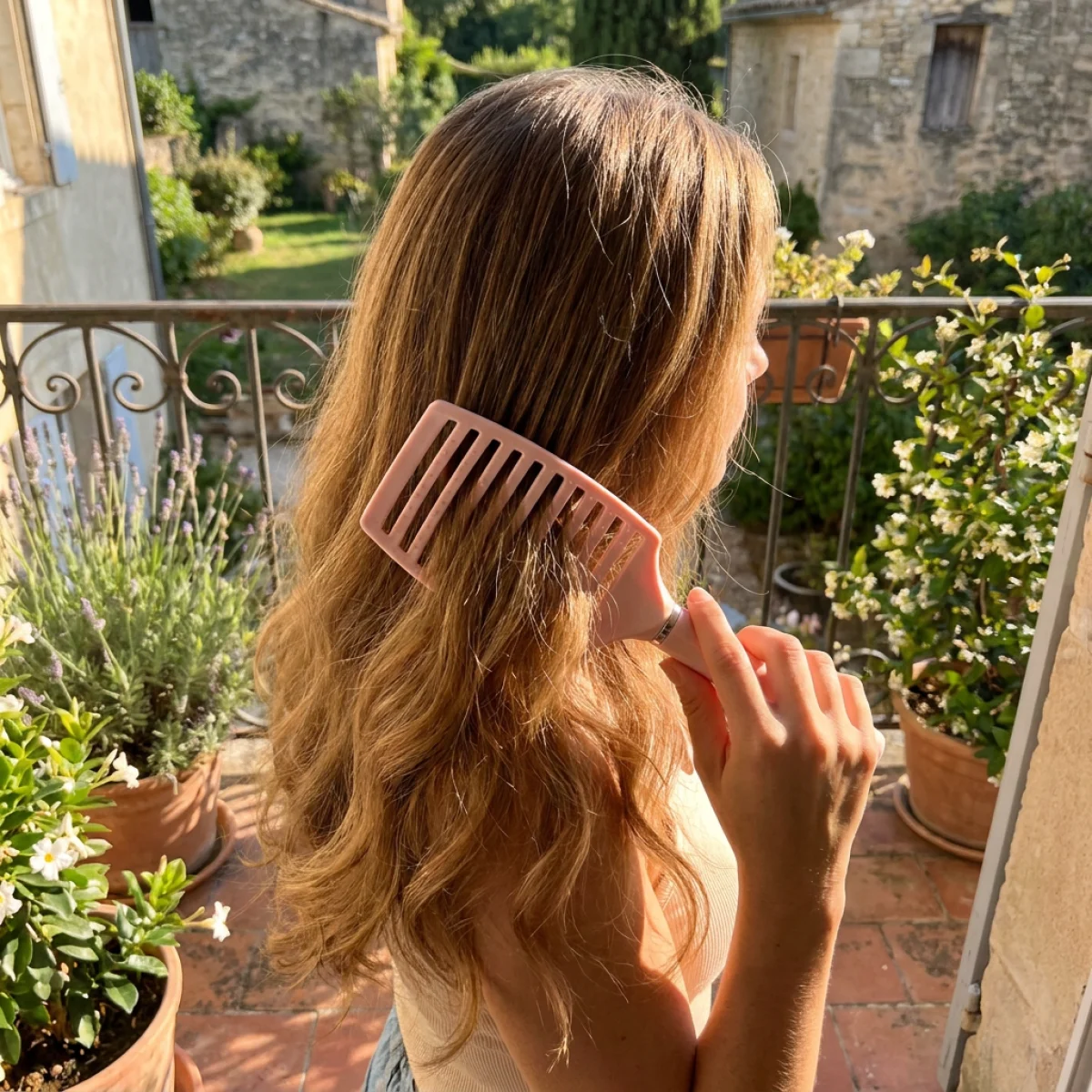 Professional Styling Comb–Crescent Arc Fits Head,Rounded Teeth Non-Irritating, Smooth Through Hair,Adds Instant Fluffy Volume
Professional Styling Comb–Crescent Arc Fits Head,Rounded Teeth Non-Irritating, Smooth Through Hair,Adds Instant Fluffy Volume