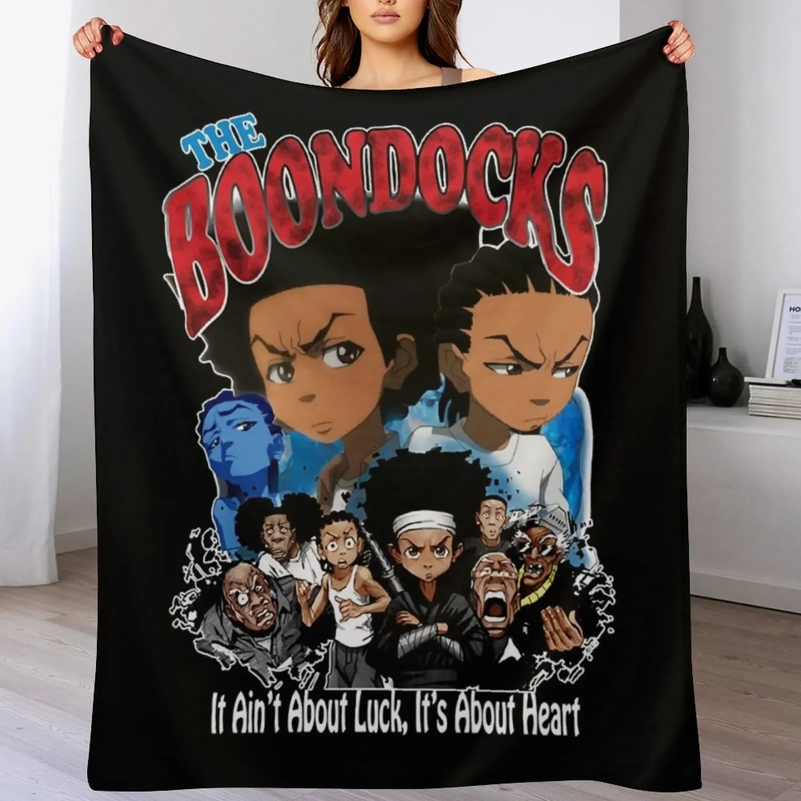 The boondocks sitcom poster Throw Blanket Warm Cozy Throw Blanket for Living Room Couch
The boondocks sitcom poster Throw Blanket Warm Cozy Throw Blanket for Living Room Couch