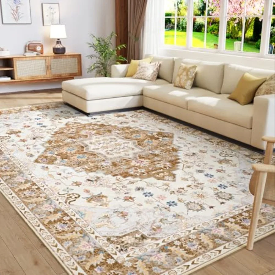 Design Area Rugs for Living Room 4x6 hine Washable Floral Collection Traditional Bedroom Rug Low Pile Cute Room Print Carpet N
Design Area Rugs for Living Room 4x6 hine Washable Floral Collection Traditional Bedroom Rug Low Pile Cute Room Print Carpet N