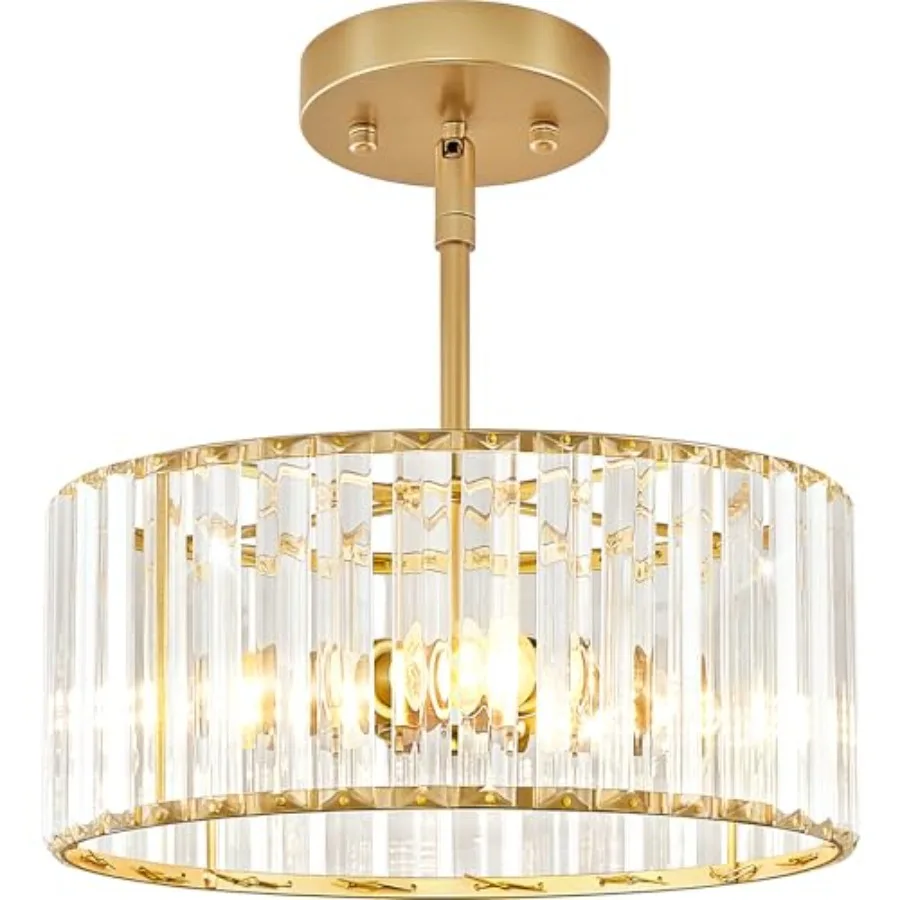 Crystal Chandelier, Small Modern Semi Flush Mount Ceilg Chandelier Light Fixtures, Round Hangg Lightg Fixture for Kitchen Bedro
Crystal Chandelier, Small Modern Semi Flush Mount Ceilg Chandelier Light Fixtures, Round Hangg Lightg Fixture for Kitchen Bedro