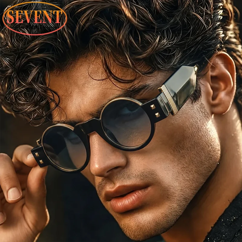 Trendy Small Frame Round Sunglasses Men 2026 Luxury Brand Steampunk Driving Sun Glasses For Male Vintage Outdoor Y2K Punk Shades
Trendy Small Frame Round Sunglasses Men 2026 Luxury Brand Steampunk Driving Sun Glasses For Male Vintage Outdoor Y2K Punk Shades