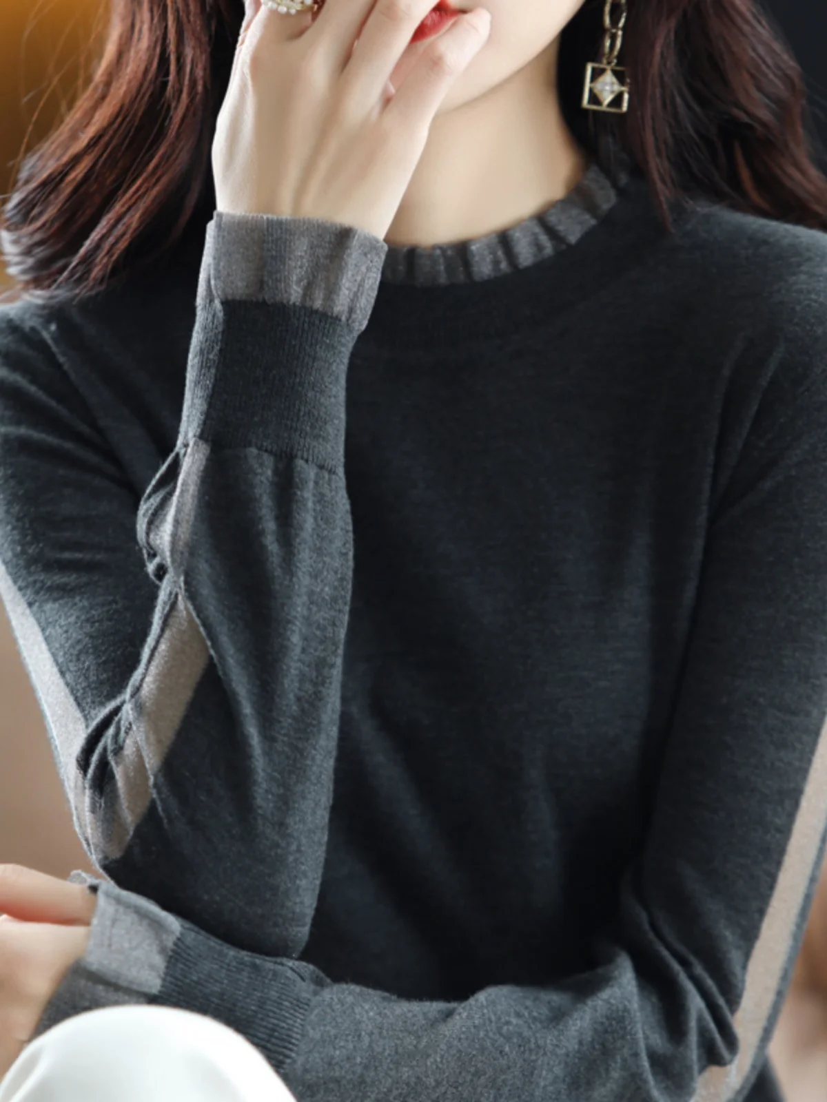 Женская трикотажная шерстяная кружевная основа irt f с высоким воротником, осенне-зимний трикотаж Camere Faion Commute Sle Regular Sve
Женская трикотажная шерстяная кружевная основа irt f с высоким воротником, осенне-зимний трикотаж Camere Faion Commute Sle Regular Sve