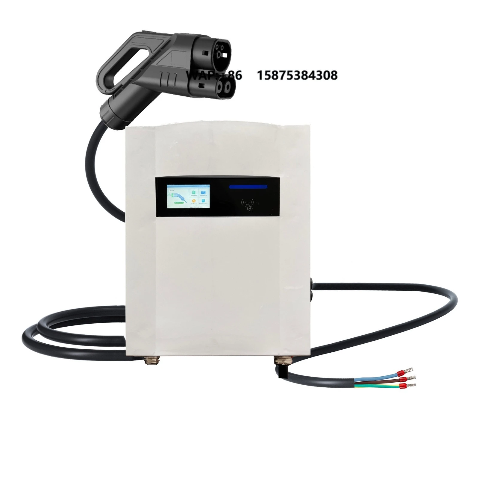 Tary New 30kW CCS Standard Wall-Mounted Electric Vehicle CCS2 DC Fast Charging Pile Input Voltage 380V CCS1 Charger GMC Chevrole
Tary New 30kW CCS Standard Wall-Mounted Electric Vehicle CCS2 DC Fast Charging Pile Input Voltage 380V CCS1 Charger GMC Chevrole