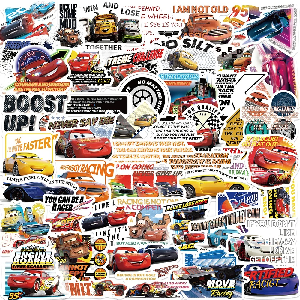 10/30/50PCS Kawaii Disney Movie Cars Stickers for Kids Anime McQueen Lightning Decals Waterproof Cute Graffiti Sticker Toys
10/30/50PCS Kawaii Disney Movie Cars Stickers for Kids Anime McQueen Lightning Decals Waterproof Cute Graffiti Sticker Toys