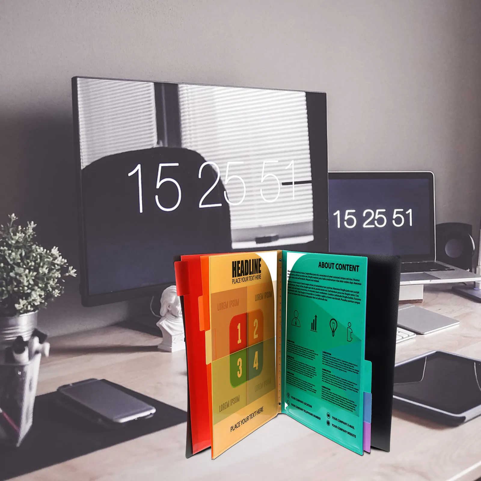 Lightweight Plastic File Folder with Pocket Strong Break Resistance Office Supplies Document Organizer for Files Papers Storage
Lightweight Plastic File Folder with Pocket Strong Break Resistance Office Supplies Document Organizer for Files Papers Storage