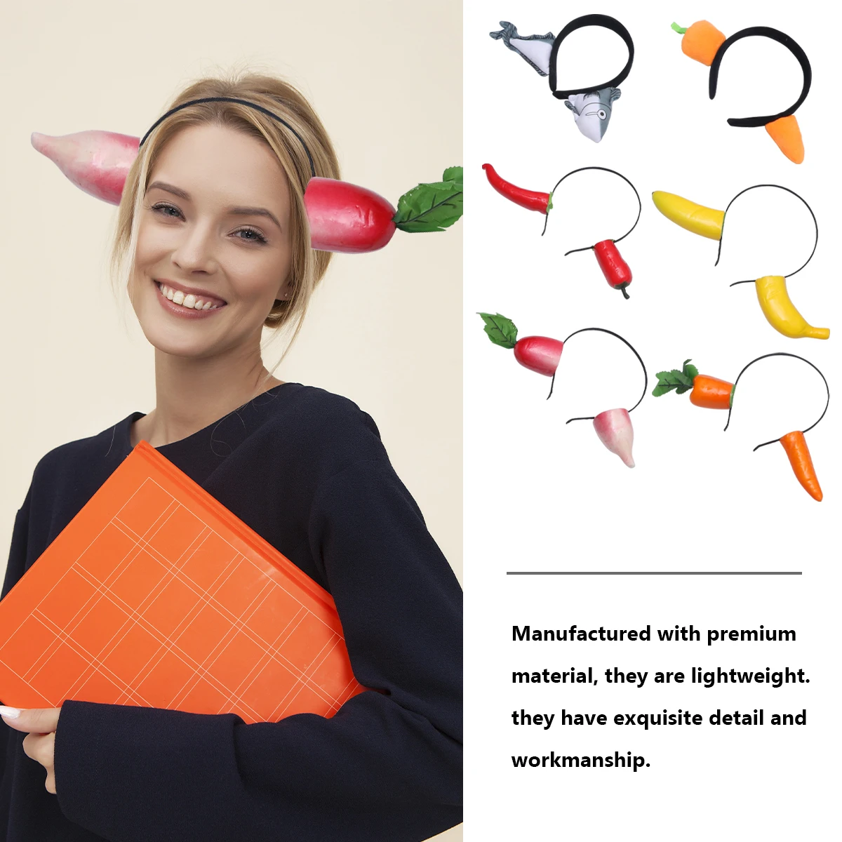 6pcs Carrot Headb Hair Hoop Performance Headdress Accessories Cosplay Party Foam Child Lightweight Comfortable
6pcs Carrot Headb Hair Hoop Performance Headdress Accessories Cosplay Party Foam Child Lightweight Comfortable