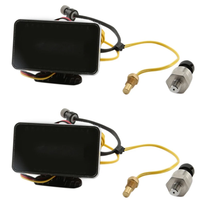 2X 3 In1 LCD Car Digital Gauge Voltmeter/Oil Pressure/Water Temp 12-24V Universal
2X 3 In1 LCD Car Digital Gauge Voltmeter/Oil Pressure/Water Temp 12-24V Universal