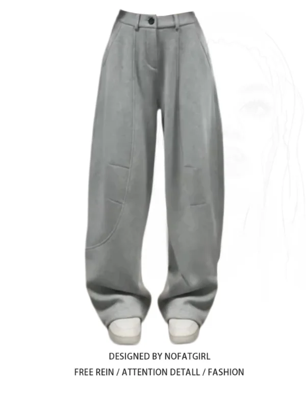 plus Size ey Korean Sle Spor Wide Leg Pants Women's Autumn Winter High Waist Loose Slimming Sweatpants Casual Commute
plus Size ey Korean Sle Spor Wide Leg Pants Women's Autumn Winter High Waist Loose Slimming Sweatpants Casual Commute