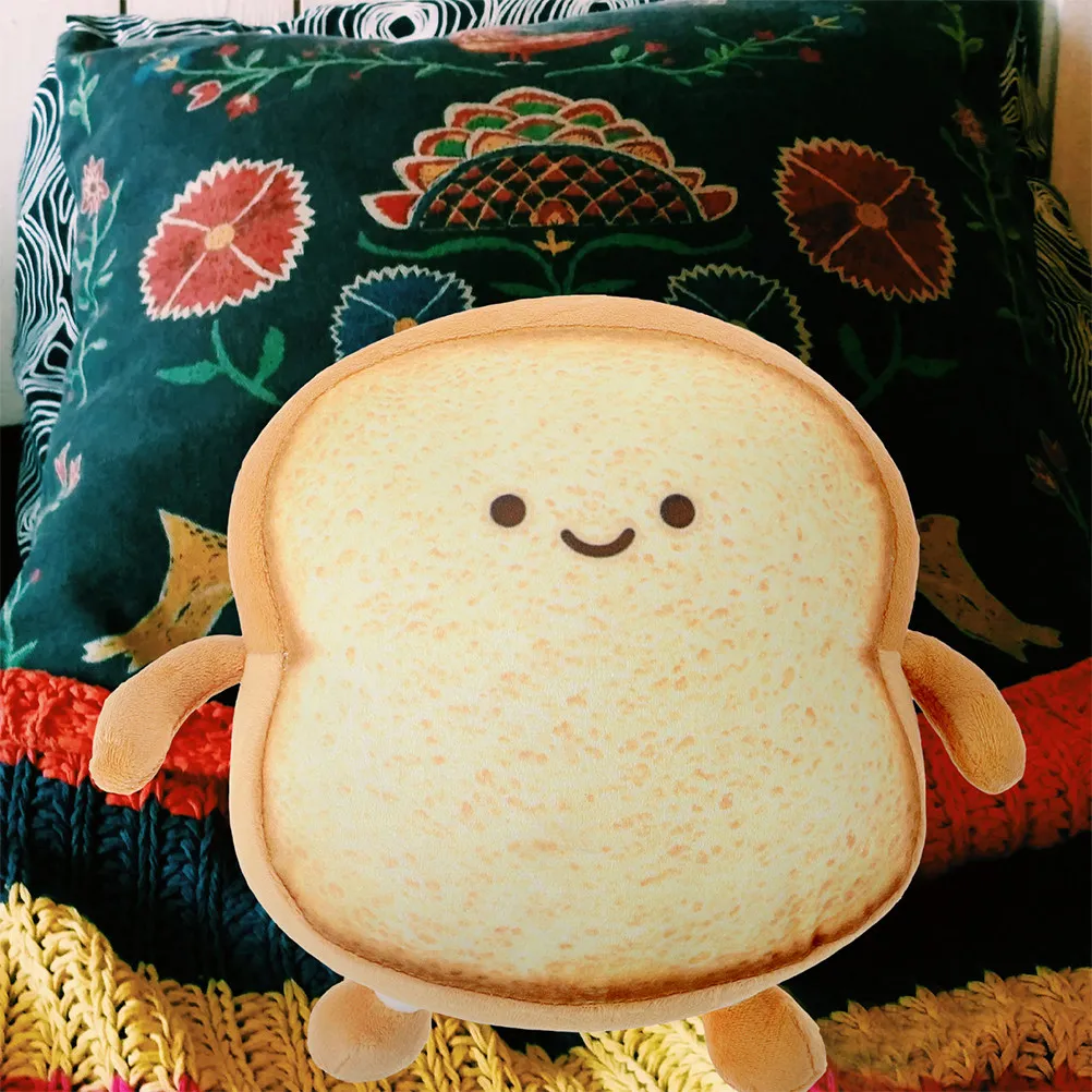 2Pcs Expression Pillow Cute Toast Shape Comfortable Chair Back Cushion Home Travel Seat Mat Food Decor Soft Bread Pillow
2Pcs Expression Pillow Cute Toast Shape Comfortable Chair Back Cushion Home Travel Seat Mat Food Decor Soft Bread Pillow