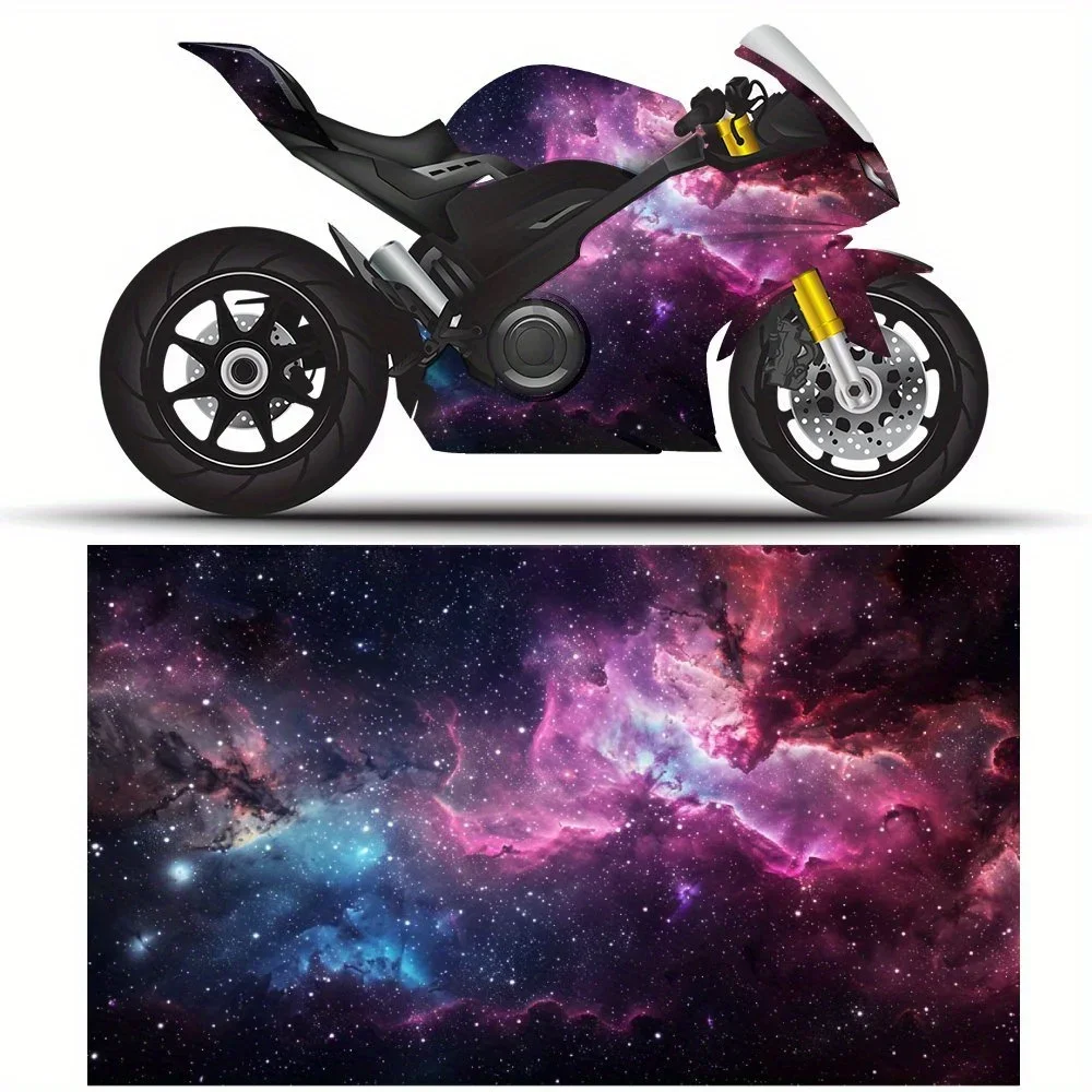 Illusory Color Starry Universe Motorcycle Stickers, Durable Car Vinyl Wraps Suitable for Most Vehicles, Car Body Sticker Film
Illusory Color Starry Universe Motorcycle Stickers, Durable Car Vinyl Wraps Suitable for Most Vehicles, Car Body Sticker Film