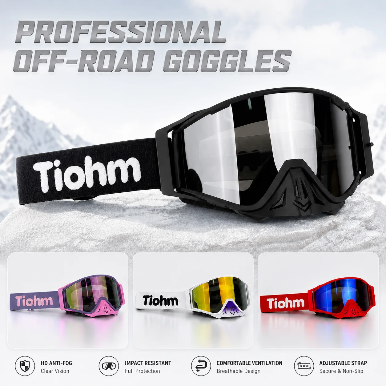 Windproof Dustproof Moto Goggles-Unisex Motorcycle Sunglasses for MTB ATV Skiing Cycling Racing Off-Road Sports Eye Protection
Windproof Dustproof Moto Goggles-Unisex Motorcycle Sunglasses for MTB ATV Skiing Cycling Racing Off-Road Sports Eye Protection