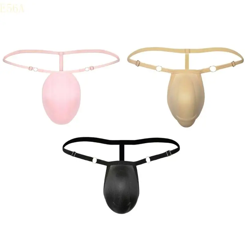 E56A 3D Sponge Cup Padded Thong for Mens Bulge Enhancer Underwear Wearable Panties Low Rise Adjustable Swimwear Briefs
E56A 3D Sponge Cup Padded Thong for Mens Bulge Enhancer Underwear Wearable Panties Low Rise Adjustable Swimwear Briefs