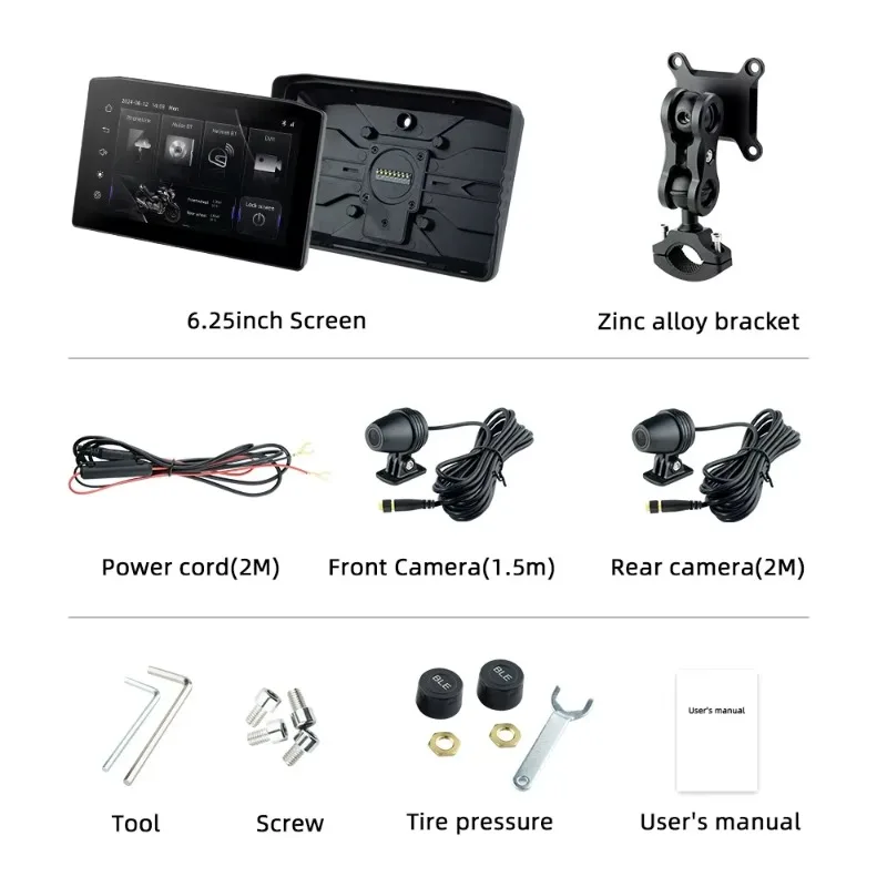 6.25 Inch Motorcycle Driving Recorder Navigation 4G Whole Network Through HD Wireless Carplay Car GPS
6.25 Inch Motorcycle Driving Recorder Navigation 4G Whole Network Through HD Wireless Carplay Car GPS