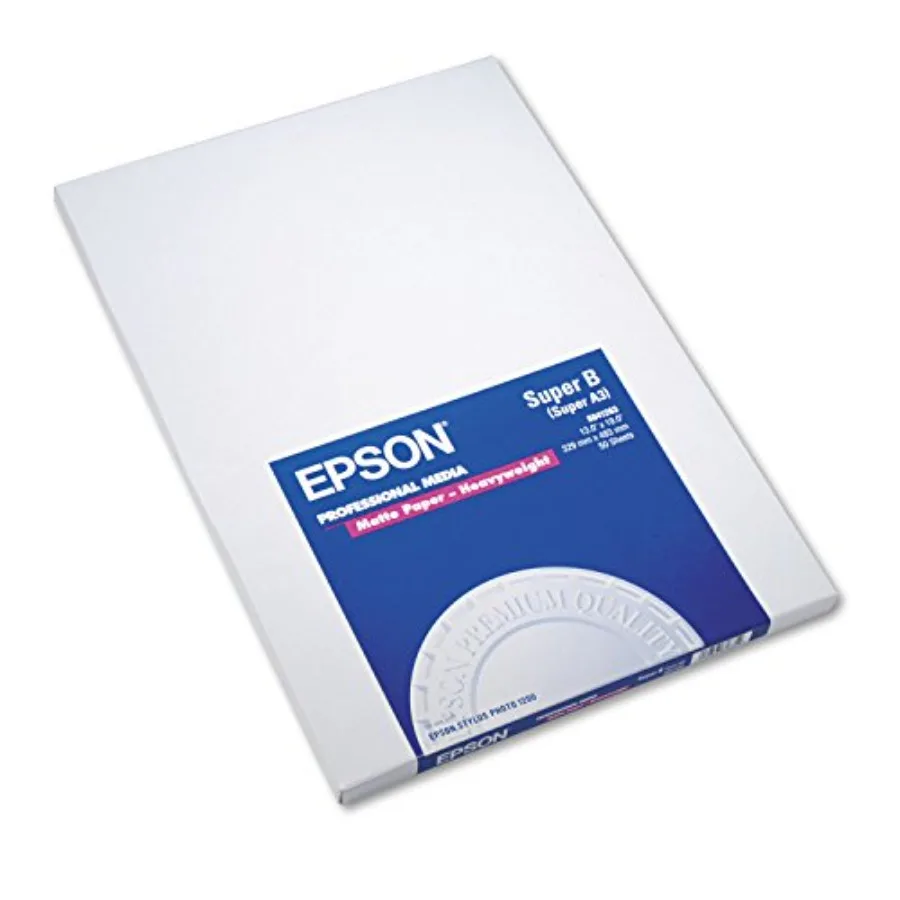 Premium Presentation Paper MATTE 13x19 Inches 50 Sheets (S041263) White Super B Size
Premium Presentation Paper MATTE 13x19 Inches 50 Sheets (S041263) White Super B Size