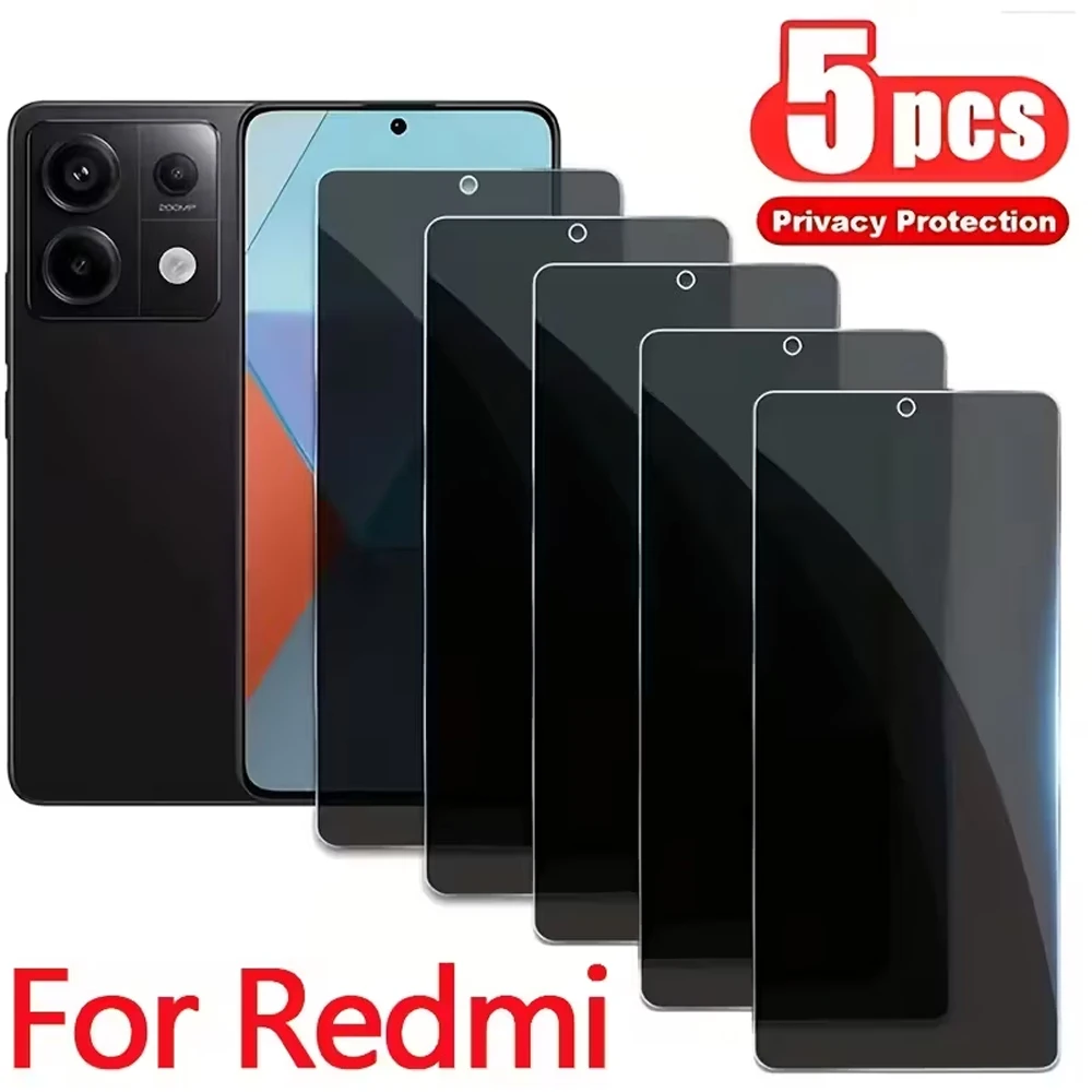 5-1Pcs Privacy Screen Protector For Xiaomi Note 15 Pro Note 14 5G 13 Pro Note 10 11S 15C 15 14C 15R 13C 12C 10 A3 Tempered Glass
5-1Pcs Privacy Screen Protector For Xiaomi Note 15 Pro Note 14 5G 13 Pro Note 10 11S 15C 15 14C 15R 13C 12C 10 A3 Tempered Glass