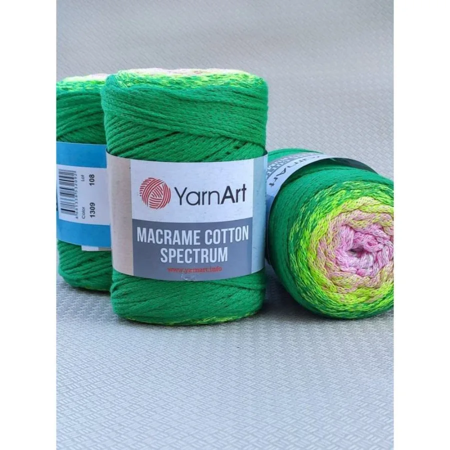 Yarn Art Cotton Spectrum Cord Harmonious Colors Unique Crafts 8.80 Oz 246.06 Yds 80% Rope Multicolor Colorful Weight Worsted 13
Yarn Art Cotton Spectrum Cord Harmonious Colors Unique Crafts 8.80 Oz 246.06 Yds 80% Rope Multicolor Colorful Weight Worsted 13