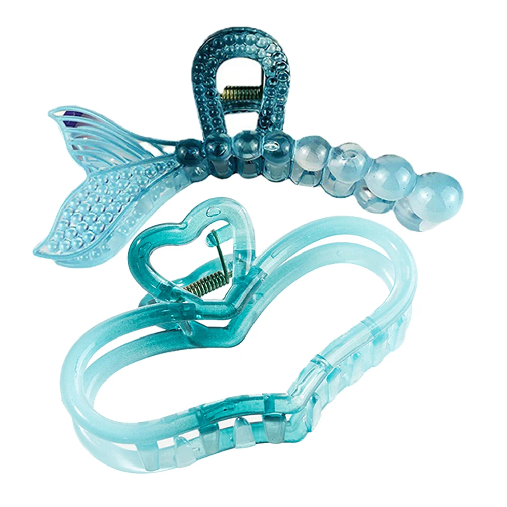 2 Pcs Shark Hair Clips for Women Hollow Out Heart Shape Claw Accessories Ponytail Holder Durable Fashion Hair Barrette
2 Pcs Shark Hair Clips for Women Hollow Out Heart Shape Claw Accessories Ponytail Holder Durable Fashion Hair Barrette