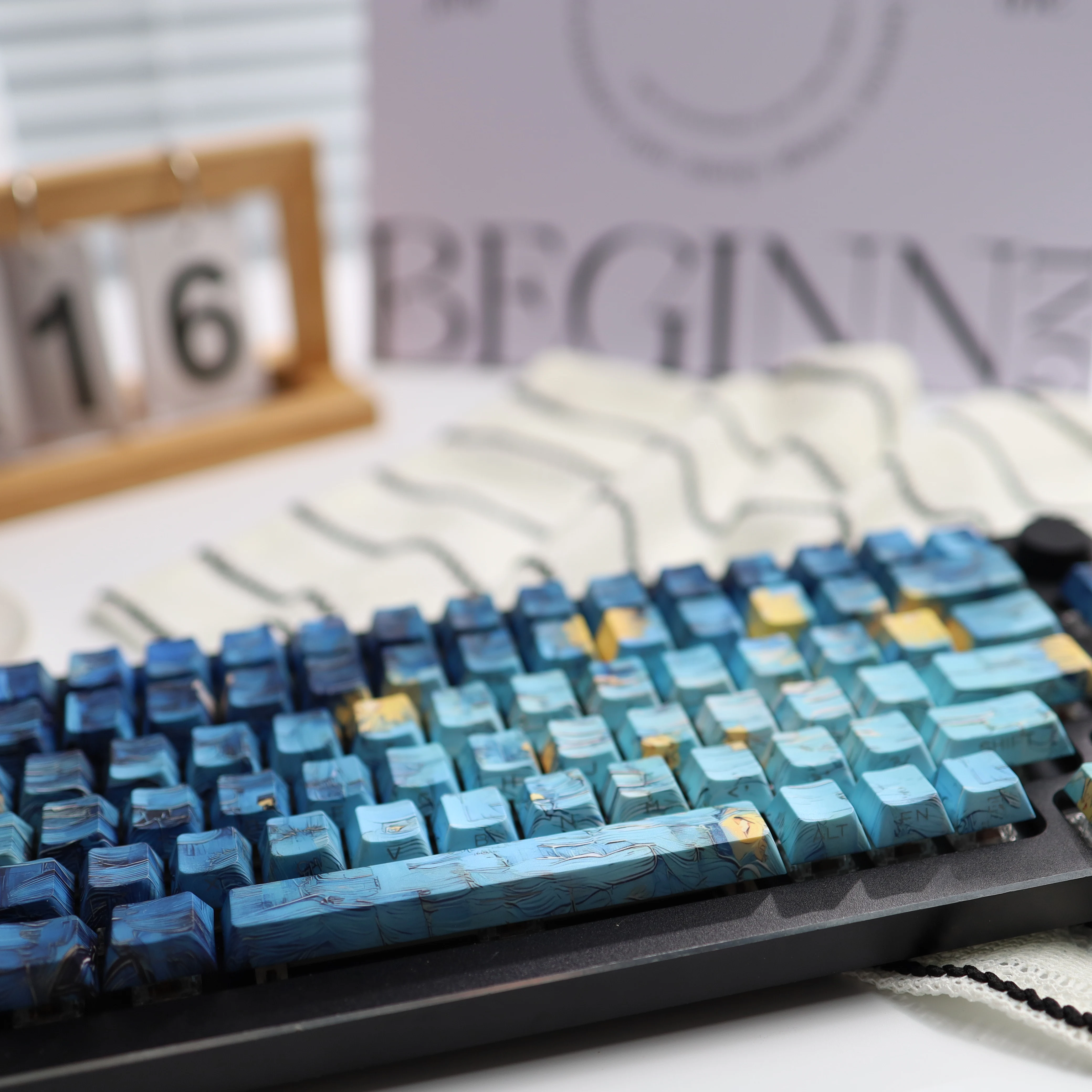 Cherry Side-Engraved Translucent Mechanical Keyboard Pbt Keycaps on the Banks of the Rhone River
Cherry Side-Engraved Translucent Mechanical Keyboard Pbt Keycaps on the Banks of the Rhone River