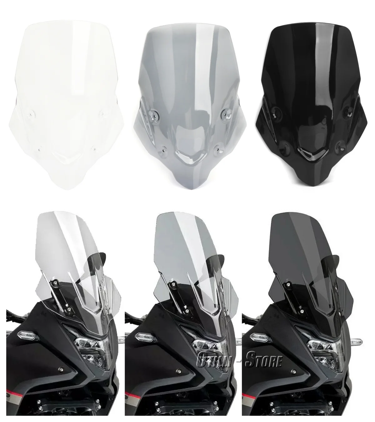 New Motorcycle Acrylic Windshield Windscreen 3 Color Visor Deflector Front Fairing For Honda XL750 Transalp XL 750 TRANSALP 2023
New Motorcycle Acrylic Windshield Windscreen 3 Color Visor Deflector Front Fairing For Honda XL750 Transalp XL 750 TRANSALP 2023