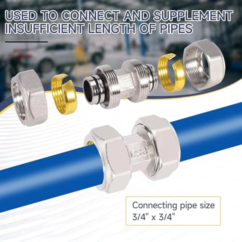 2X 3/4" Air Line Fittings For Rapid Air System For Shop Compressed Air Piping Pneumatic Pipe Joint Hose Fittings
2X 3/4" Air Line Fittings For Rapid Air System For Shop Compressed Air Piping Pneumatic Pipe Joint Hose Fittings