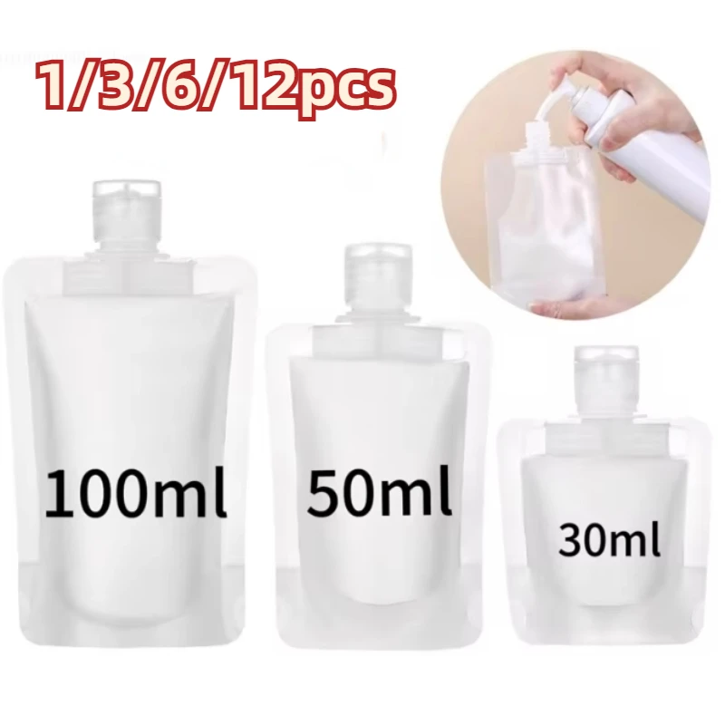SML Dispenser Bag Liquid Lotion Portable Travel Packaging Bag Reusable Leak-proof For Shampoo Cosmetic Storage Container
SML Dispenser Bag Liquid Lotion Portable Travel Packaging Bag Reusable Leak-proof For Shampoo Cosmetic Storage Container
