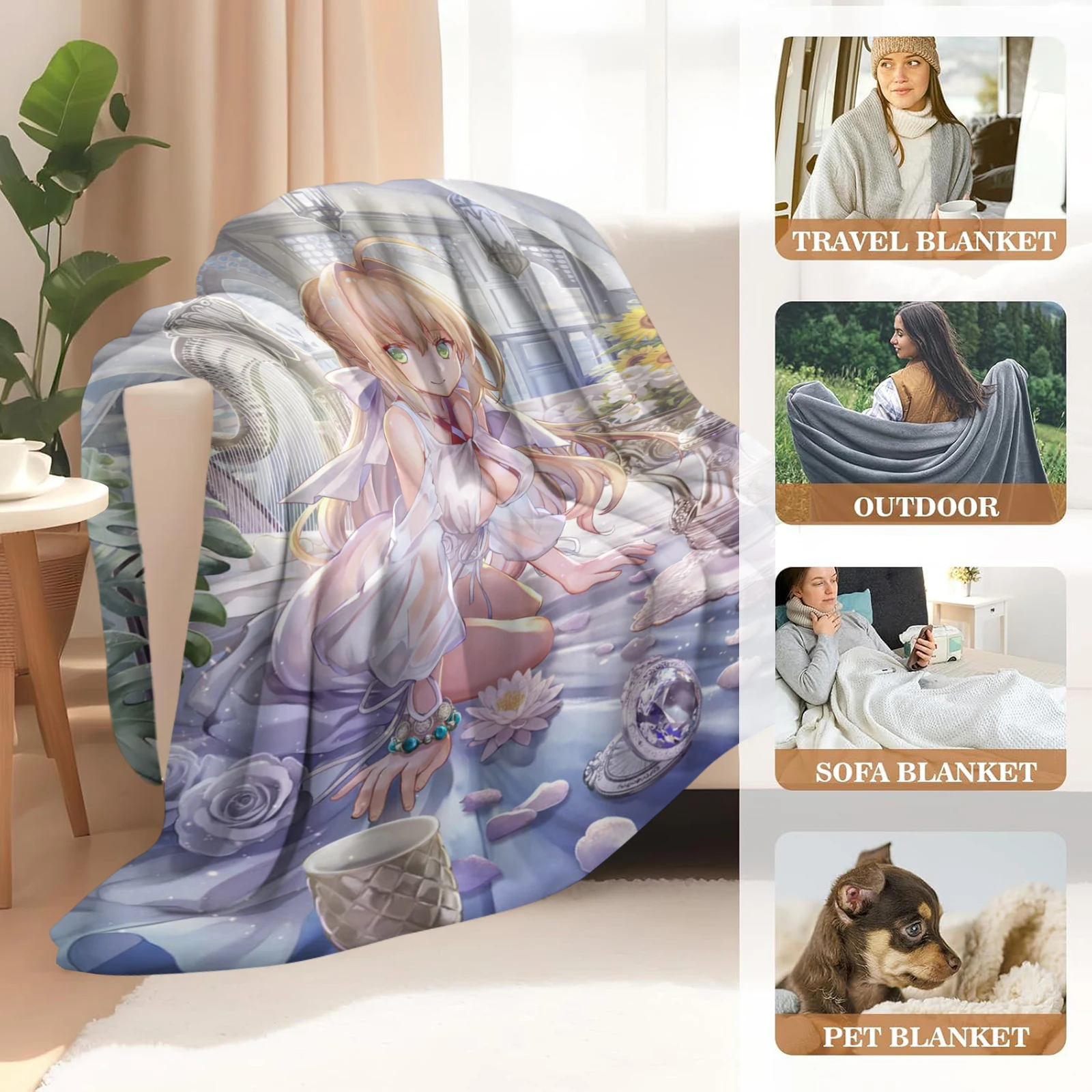 Anime Flannel Blanket – Double-sided Printed Cozy Sleeping Blanket
Anime Flannel Blanket – Double-sided Printed Cozy Sleeping Blanket
