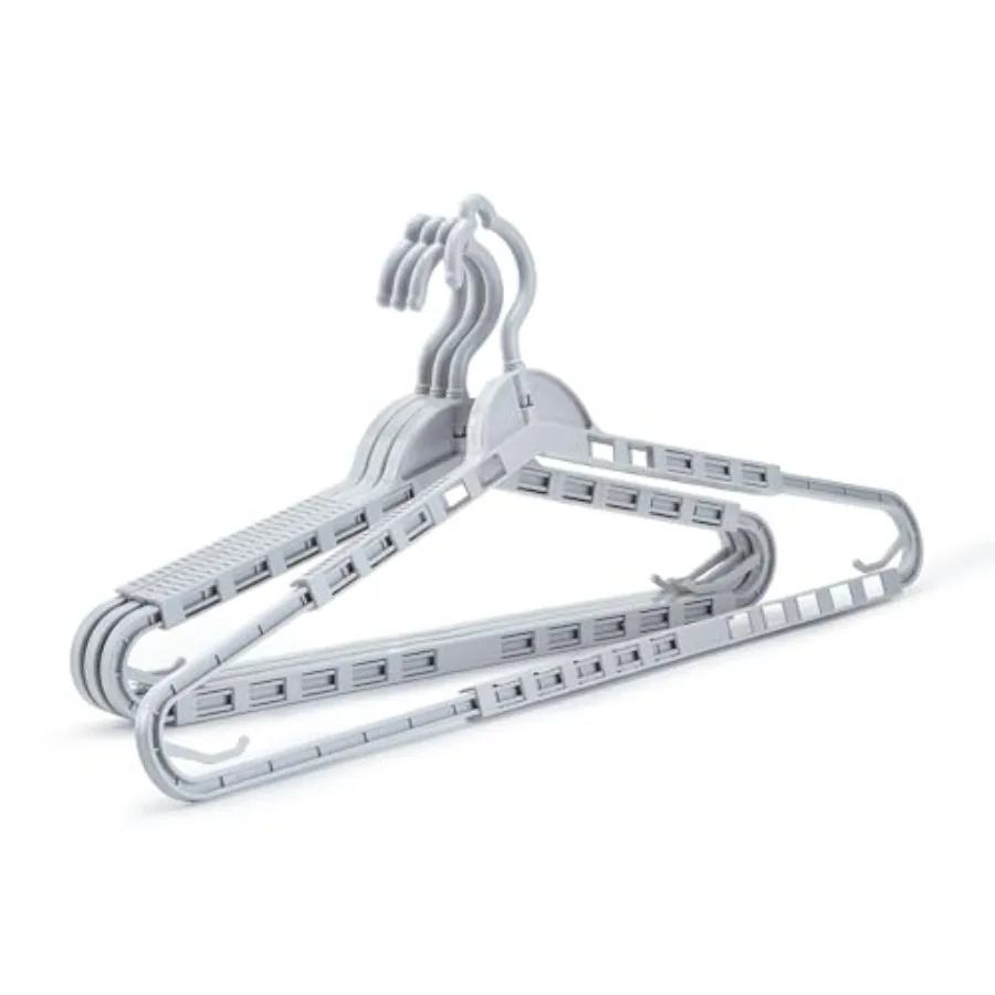 Extra Large Adjustable Hangers 4 Pack, Heavy Duty Clothes Hangers with 360° Rotating Hook, Sturdy Plastic Hangers Ideal for Coa
Extra Large Adjustable Hangers 4 Pack, Heavy Duty Clothes Hangers with 360° Rotating Hook, Sturdy Plastic Hangers Ideal for Coa