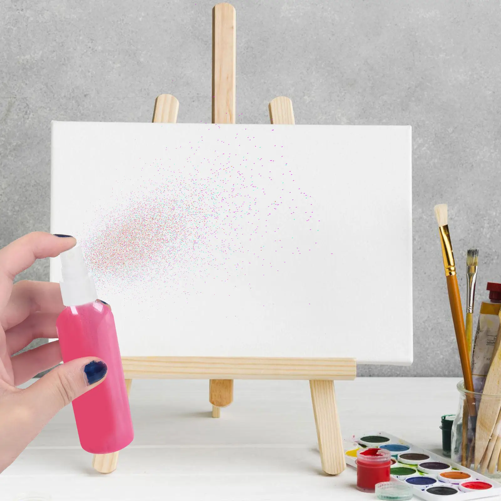 10Pcs Press Type Pigment Spray Bottles Premium Plastic Watercolor Storage Bottles Reusable Liquid Dispenser for Artists Students
10Pcs Press Type Pigment Spray Bottles Premium Plastic Watercolor Storage Bottles Reusable Liquid Dispenser for Artists Students