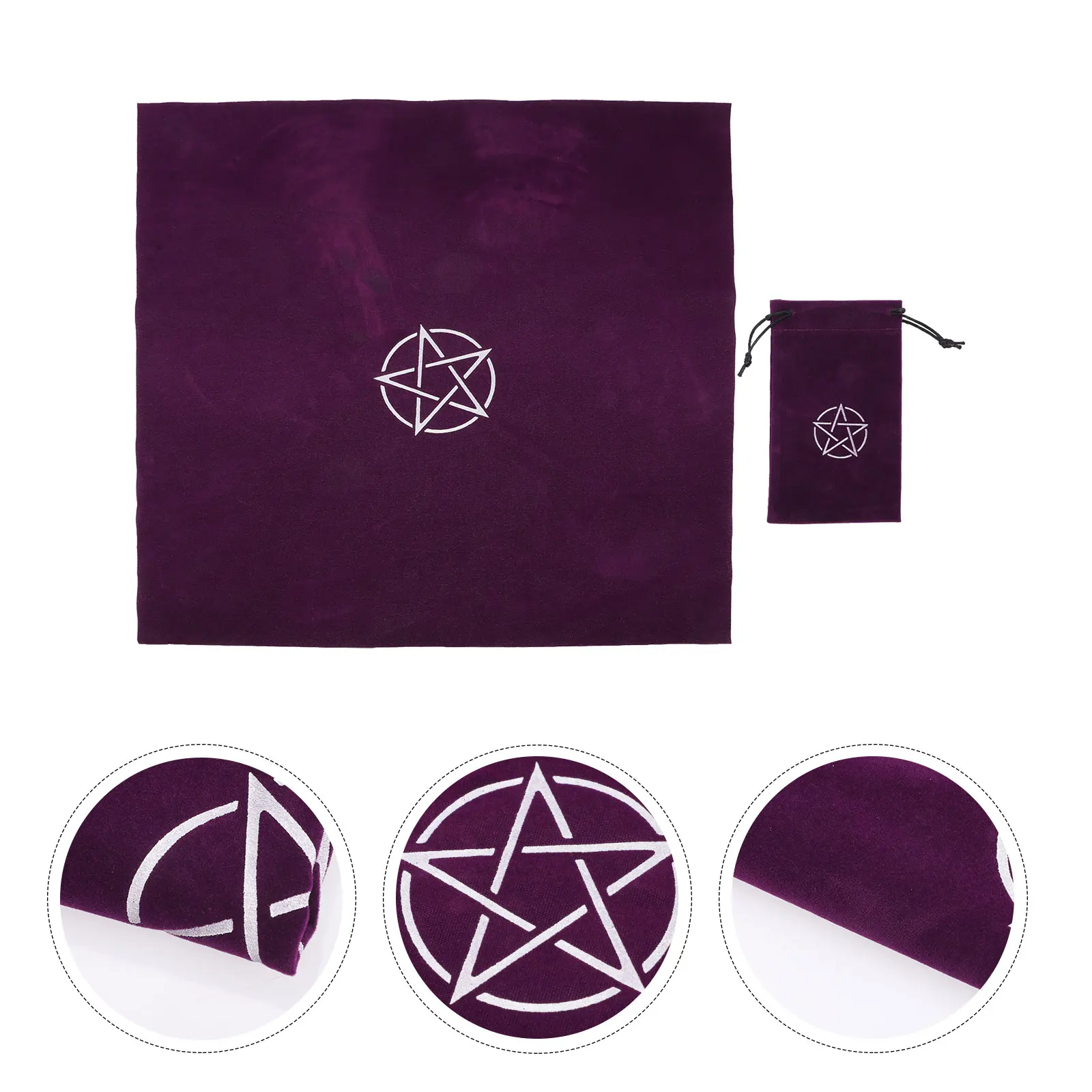 Tarot Tablecloth Game Prop Card Divination Alter Cloths Spiritual Flannel Reading Mats
Tarot Tablecloth Game Prop Card Divination Alter Cloths Spiritual Flannel Reading Mats